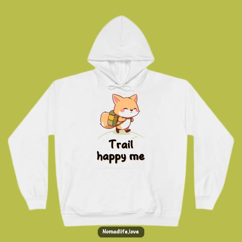 Cozy Funny Fox Hiking Hoodie: Adventure-Ready and Hilariously Warm