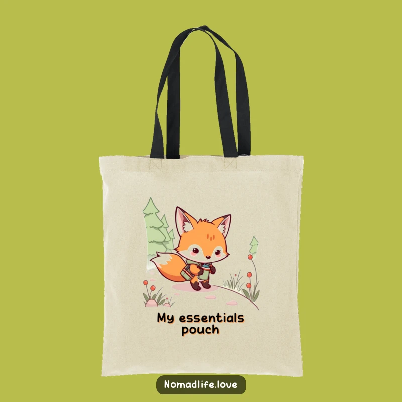 Funny Fox Kit Adventure Tote Bag: Carry Your Gear Hilariously